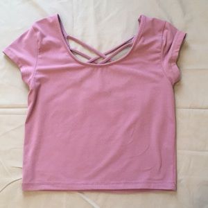 lilac purple crop top!